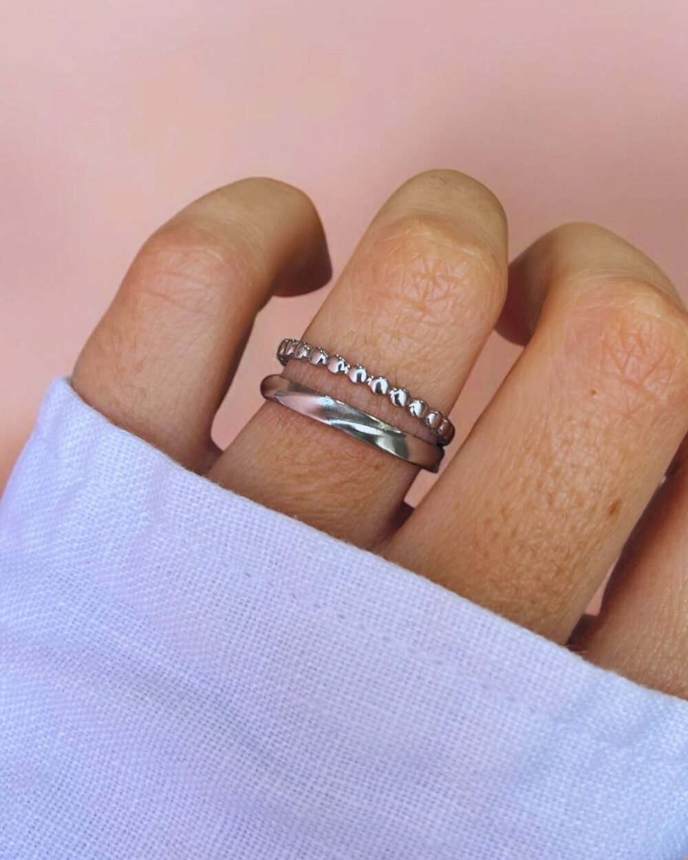 ANILLO DOBLE ARO REGULABLE