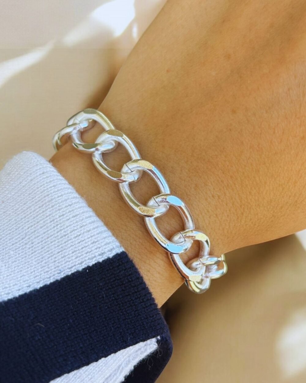PULSERA ENCHAPADA EN PLATA